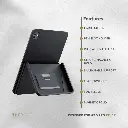 Levelo Omni 4 In-1 Case With Built-In Hand-Grip For iPad - Black.webp