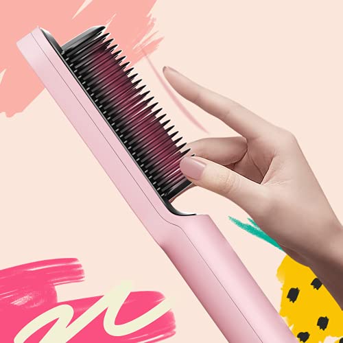TYMO Hair Straightening Brush HC100 Ring Pink