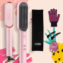 TYMO Hair Straightening Brush HC100 Ring Pink