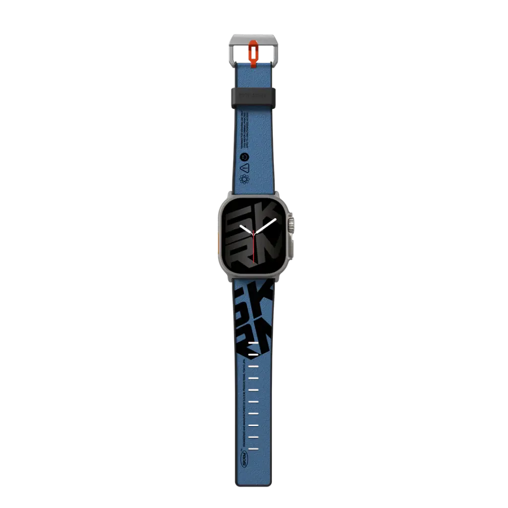  SKINARMA APPLE WATCH ULTRA STRAP ~ SPUNK IVORY BLUE