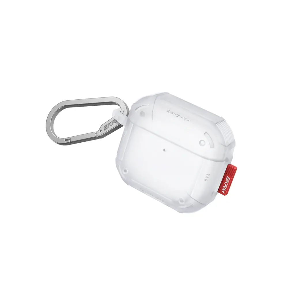 SKINARMA AIRPODS 4 CASE MECHA CE WHITE
