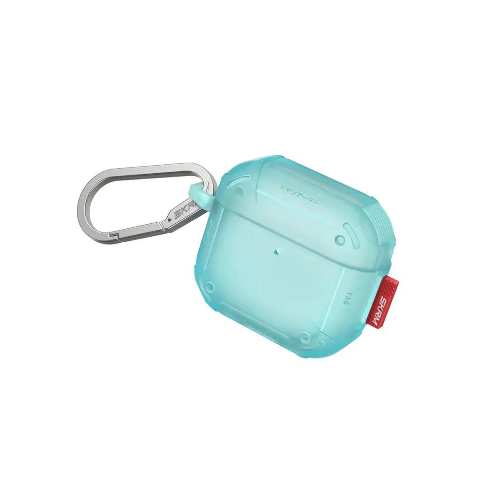 SKINARMA AIRPODS 4  CASE MECHA CE TEAL