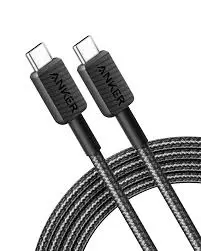 ANKER 322 USB C TO C CABLE 60W (6FT) 1.8MTR