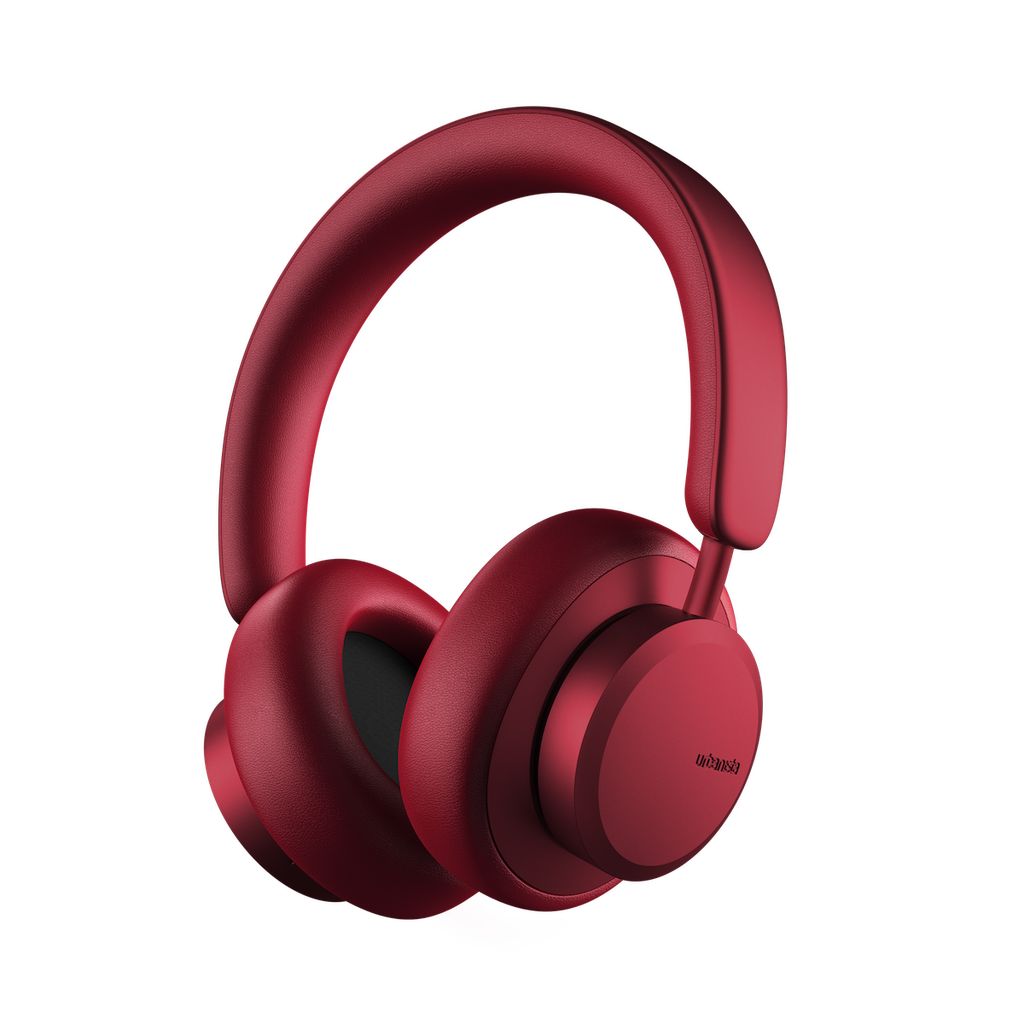 URBANISTA MIAMI HYBRID ANC HEADPHONE RUBY RED