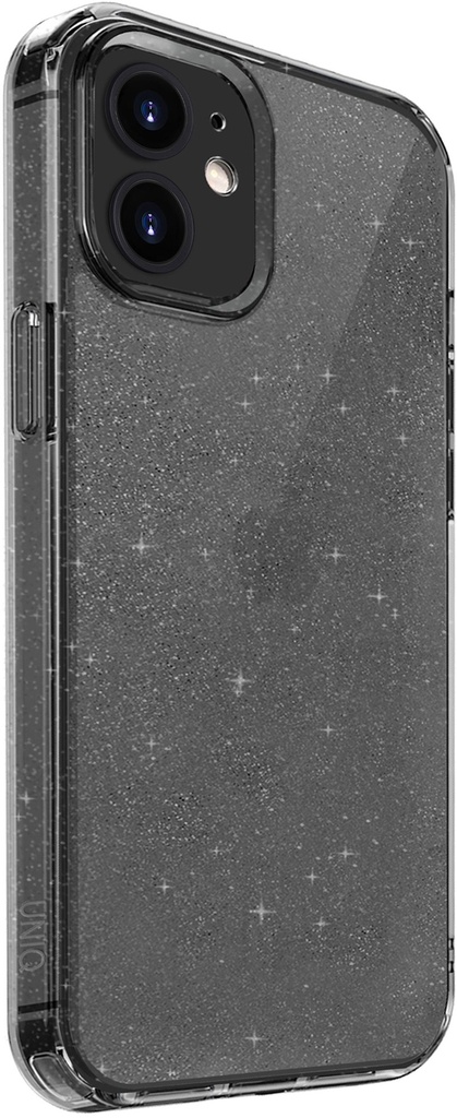 Uniq Hybrid for iPhone 12 Mini, LifePro Tinsel Antimicrobial - Vapour Smoke