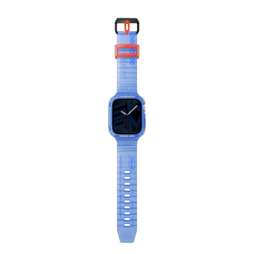[SK-SAIDO-BLU45] SKINARMA 2-IN-1 APPLE WATCH STRAP + CASE SAIDO 45/44 MM BLUE