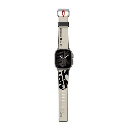 [WS-SPUNK-BGE49]  SKINARMA APPLE WATCH ULTRA STRAP ~ SPUNK IVORY BGE
