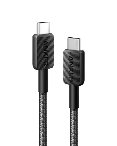 [A81F5H11] ANKER 322 USB C TO C 60W CABLE (3FT)0 .9  MTR BLACK