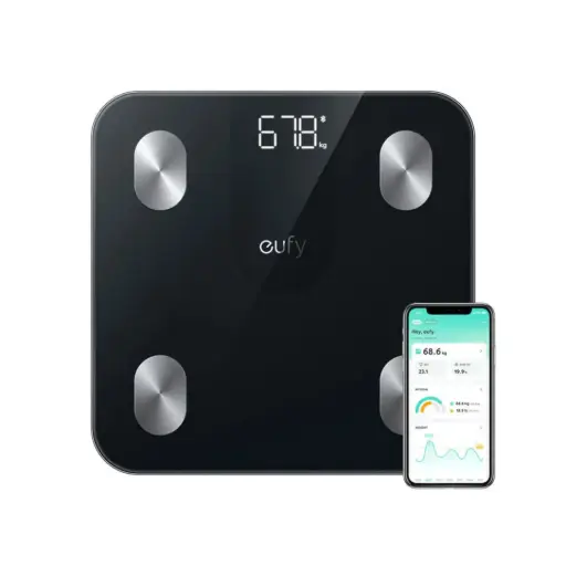 [T9120K11] EUFY SMART SCALE A1 BLACK 