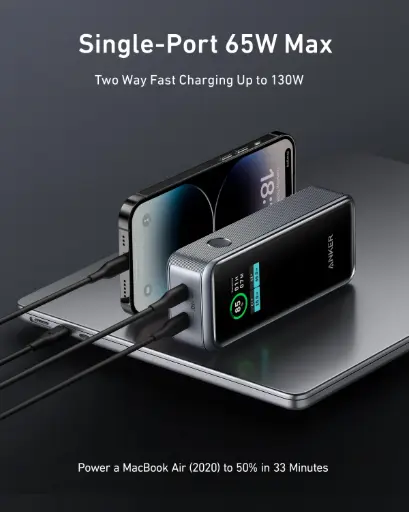[A1335011] ANKER PRIME 12K POWER BANK 130W BLK