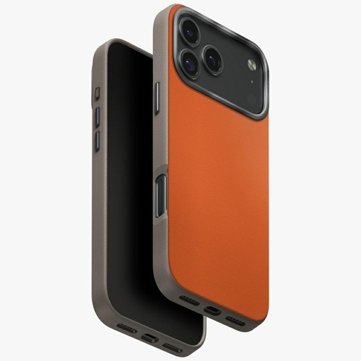 [UNIQ-IP6.9P(2025)-LDSFORGFGRY] UNIQ HYBRID IPHONE 17 PRO MAX (2025) 6.9 MAGCLICK CHARGING LYDEN DS - FLAME ORANGE (FLAME ORANGE/FLINT GREY